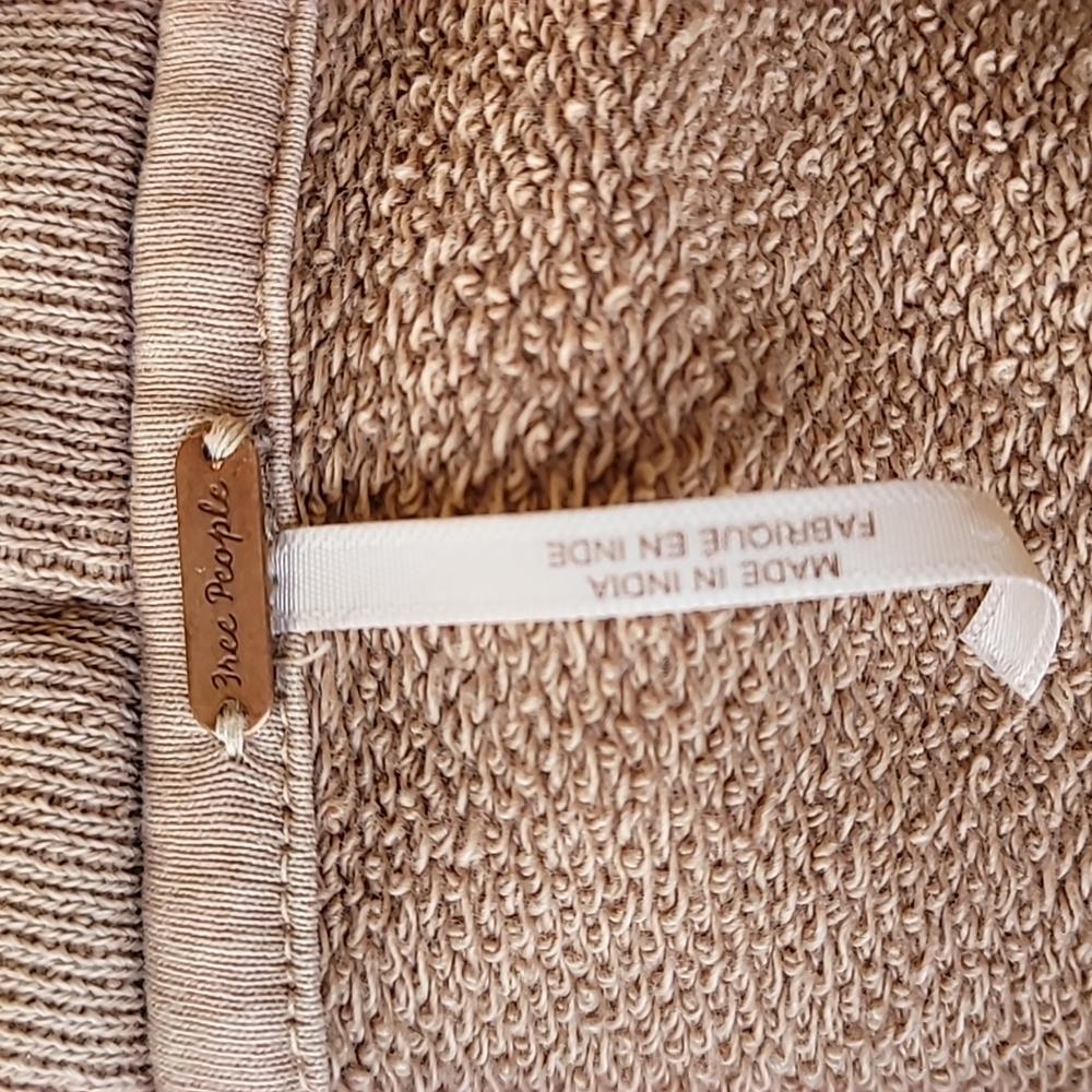 Free People Medium Tan Sweatshirt
